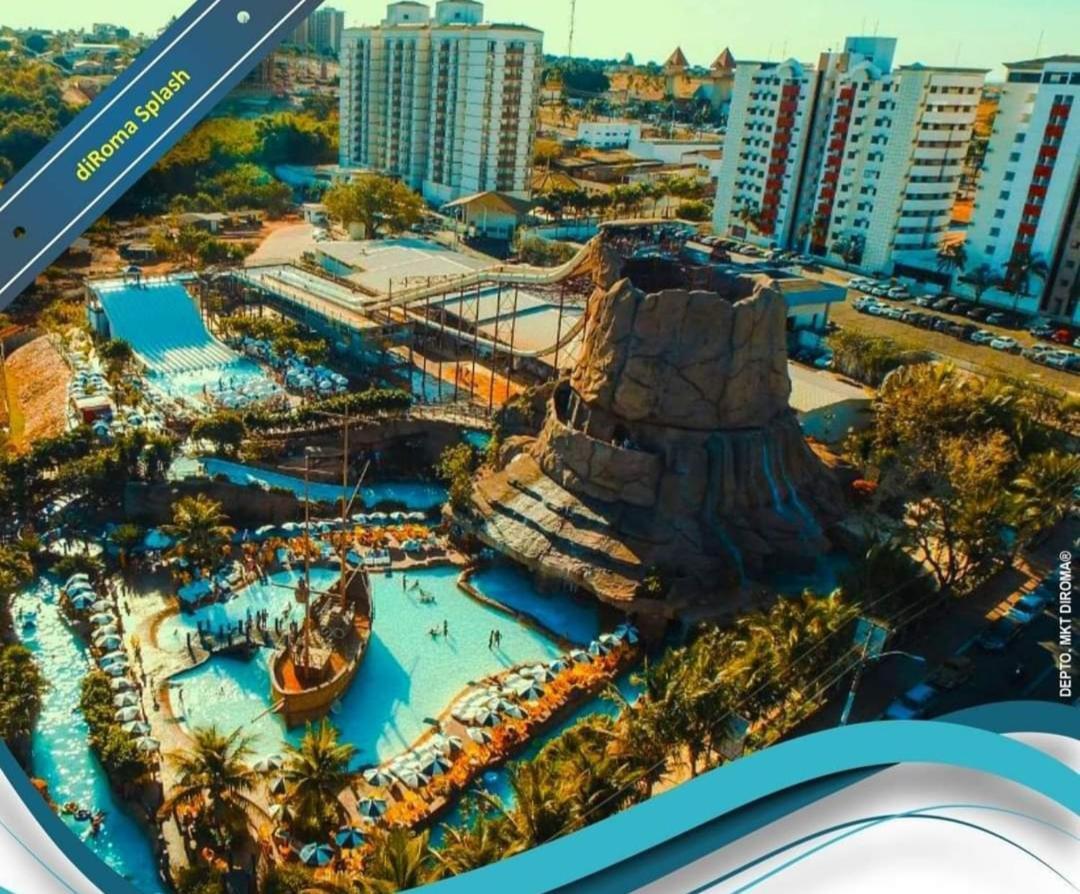 Apartamento Piazza Acqua Park Caldas Novas Exterior foto